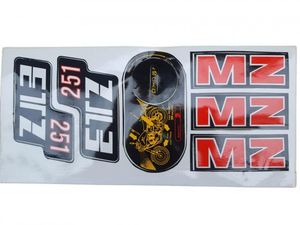 MZ 251 ARMA ETİKET SETİ ürün görseli 1