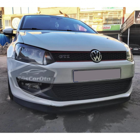 Vw Polo Mk5 6R-6C 2009-2017 Uyumlu Üniversal Astra H lip Esnek Ön Lip 2 Parça Tampon Altı Dil Karlık Ön Ek ürün görseli 1