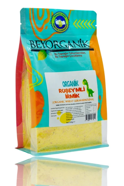 BEYORGANİK Organik Ruşeymli İrmik 350gr ürün görseli 1