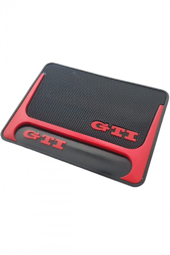 Kaydırmaz Silikonlu Ped Araç Göğüs Torpido Ev Ofis Çok Amaçlı GTI Desen 17,5 cm x 13 cm ürün görseli 1