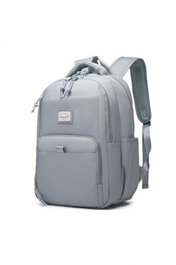 Bagacar Smart Bag 3159 Okul ve Günlük Laptop Bölmeli Sırt Çantası Buz Mavi ürün görseli 1
