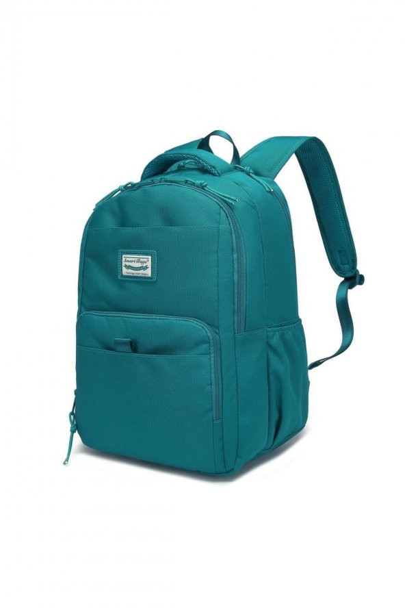 Bagacar Smart Bag 3159 Okul ve Günlük Laptop Bölmeli Sırt Çantası Petrol ürün görseli 1