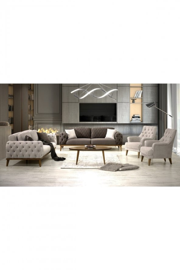 Helazon / Sarkıt Avize / 90x20 cm / Antrasit Gövde / 3 Renk Işık / 3 Yıl Garanti ürün görseli 1