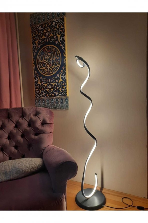 Snake / 140 cm / Lambader / Antrasit Gövde / 3 Renk Işık / 3 Yıl Garanti ürün görseli 1