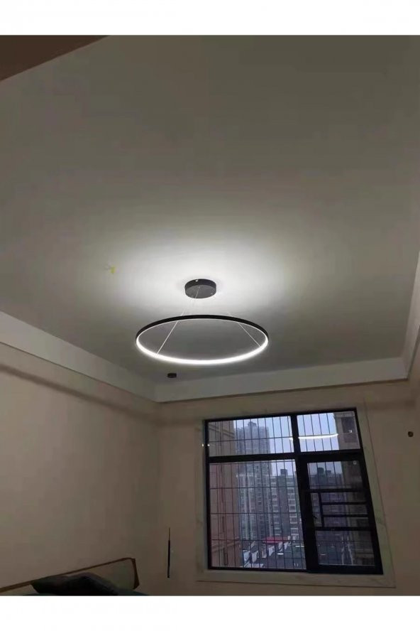 Cesinova / Sarkıt Avize / 60 cm / Antrasit Gövde / 3 Renk Işık ürün görseli 1