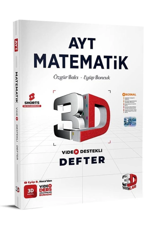 3D AYT Matematik Defter Video Destekli - Resim 2