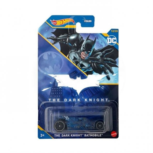 NEW Mattel Batman The Dark Knight BATMOBILE 1:64-HLK66 ürün görseli 1