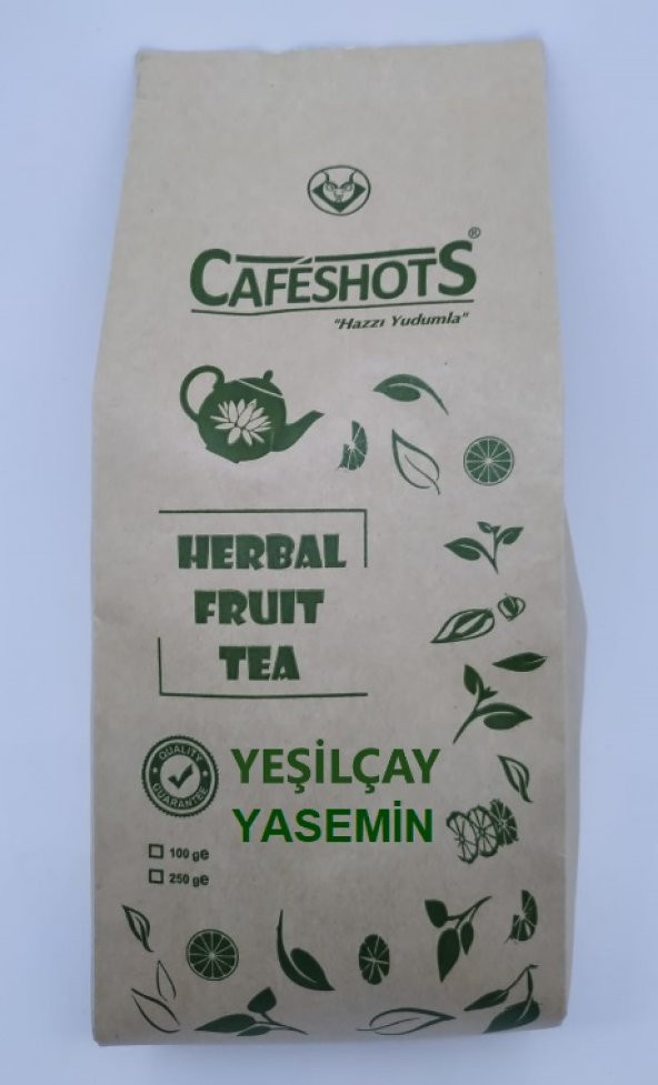 CAFESHOTS YEŞİLÇAY YASEMİNLİ 250 GR ürün görseli 1