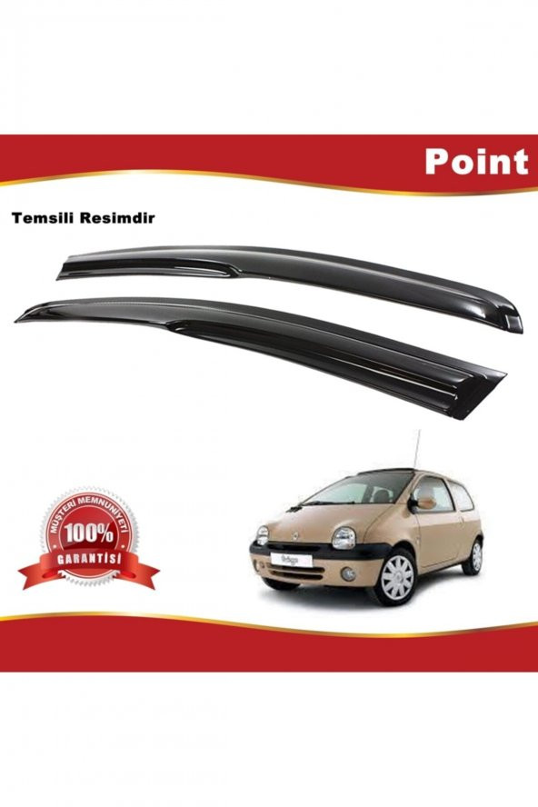 Renault Twingo Mügen Cam Rüzgarlığı 1997-2002 Arası 2 Li Takım ürün görseli 1