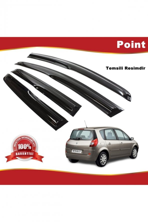 Renault Scenic 3 Mügen Cam Rüzgarlığı 2009-2015 Arası 4 Lü Takım ürün görseli 1