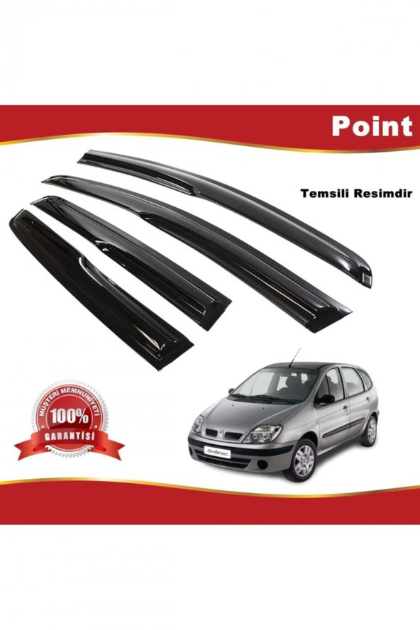 Renault Scenic 1 Mügen Cam Rüzgarlığı 1998-2004 Arası 4 Lü Takım ürün görseli 1
