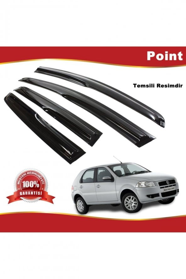 Fiat Palio Mügen Cam Rüzgarlığı 1998-2011 Arası 4 Lü Takım ürün görseli 1