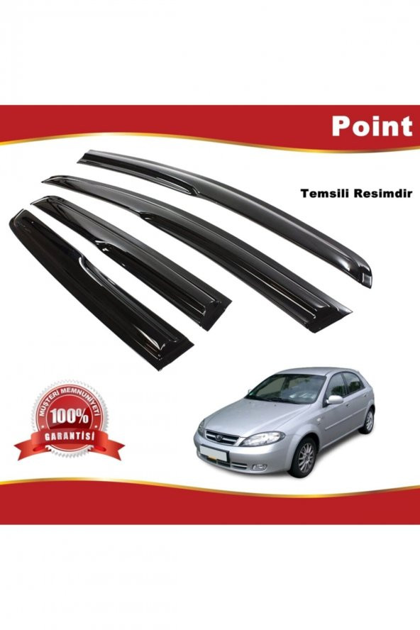 Chevrolet Lacetti Hb Mügen Cam Rüzgarlığı Tüm Kasalar 4 Lü Takım ürün görseli 1