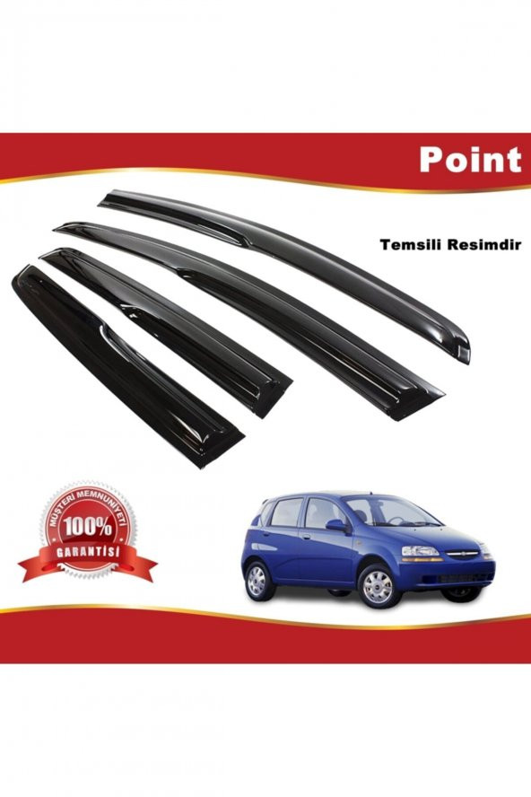 Chevrolet Kalos Hb Mügen Cam Rüzgarlığı 2004-2007 Arası 4 Lü Takım ürün görseli 1