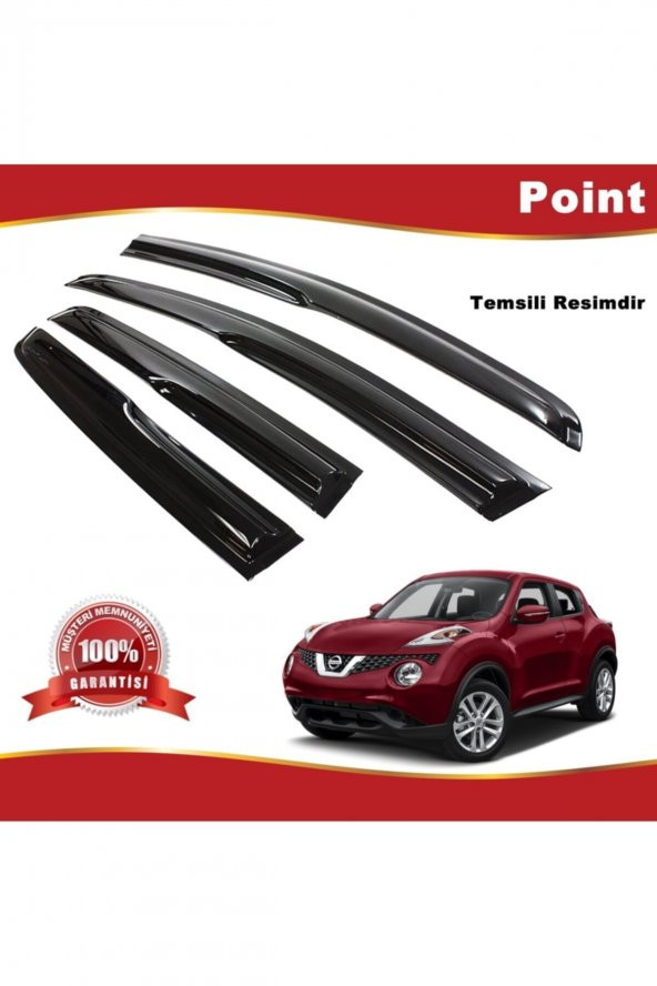 Nissan Juke Mügen Cam Rüzgarlığı 2015-2020 Arası 4 Lü Takım ürün görseli 1