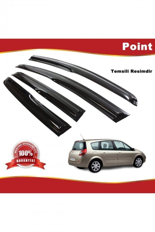 Renault Grand Scenic 3 Mügen Cam Rüzgarlığı 2009-2015 Arası 4 Lü Takım ürün görseli 1