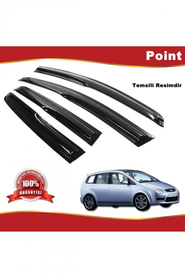 Ford C-max Mügen Cam Rüzgarlığı 2003-2010 Arası 4 Lü Takım ürün görseli 1