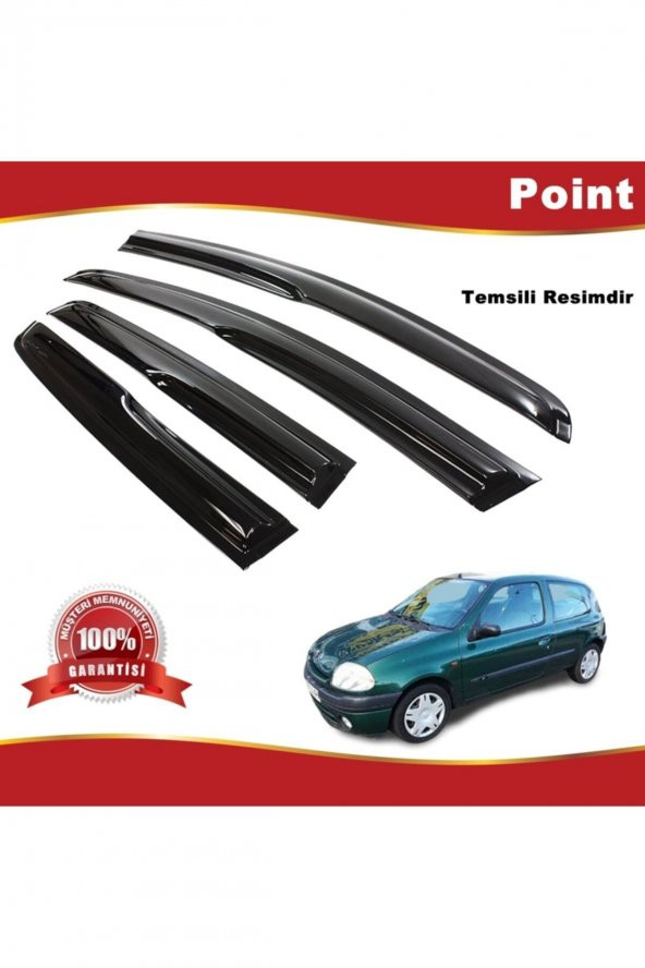 Renault Clio 1 Mügen Cam Rüzgarlığı Tüm Kasalar 4 Lü Takım ürün görseli 1