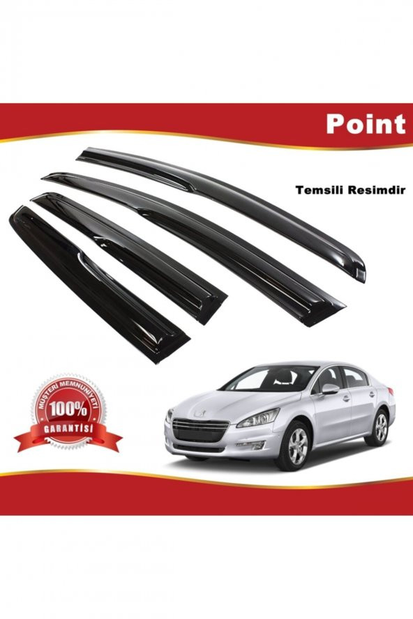 Peugeot 508 Mügen Cam Rüzgarlığı 2010-2018 Arası 4 Lü Takım ürün görseli 1