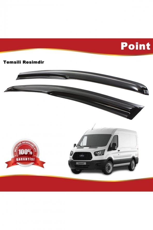 Ford Transit Mügen Cam Rüzgarlığı 2014-2020 Arası 2 Li Takım ürün görseli 1