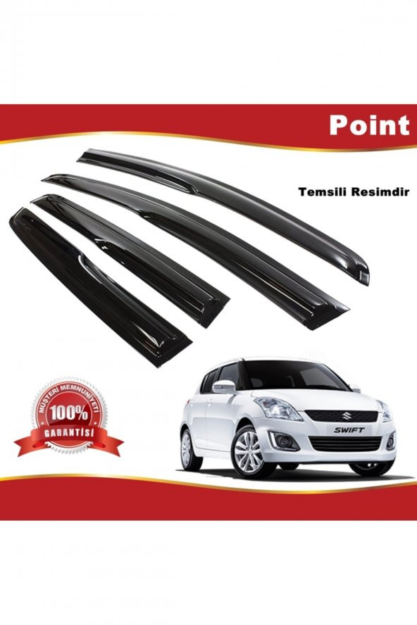 Suzuki Swift Mügen Cam Rüzgarlığı 2006-2011 Arası 4 Lü Takım ürün görseli 1