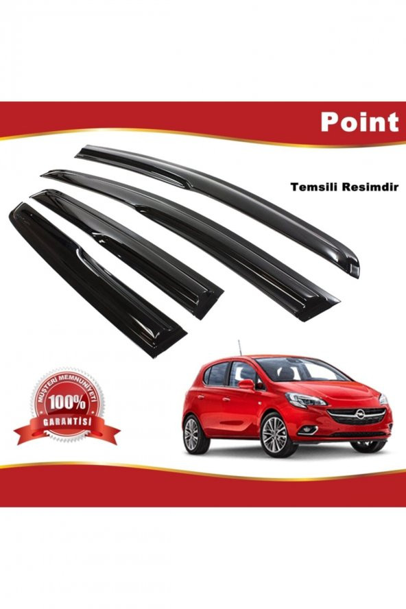 Opel Corsa E Mügen Cam Rüzgarlığı 2015-2020 Arası 4 Lü Takım ürün görseli 1