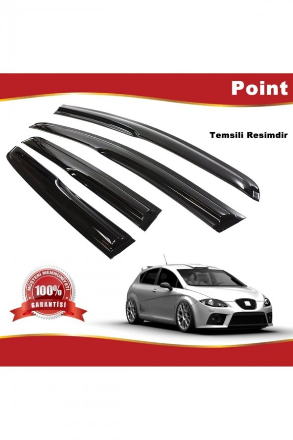 Seat Leon Hb Mügen Cam Rüzgarlığı 2006-2012 Arası 4 Lü Takım ürün görseli 1