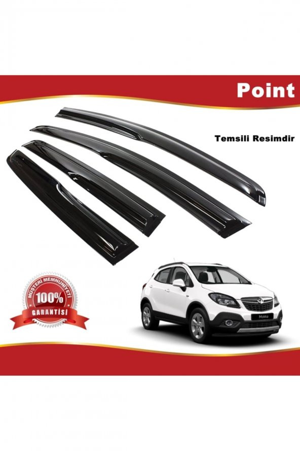 Opel Mokka Mügen Cam Rüzgarlığı 2012-2016 Arası 4 Lü Takım ürün görseli 1