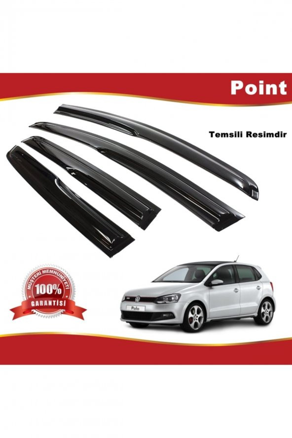 Vw Polo Mügen Cam Rüzgarlığı Hb 2009-2017 Arası 4 Lü Takım ürün görseli 1