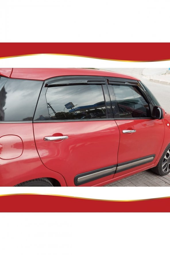 Fiat 500l Mügen Cam Rüzgarlığı 2018 Sonrası 4 Lü Set ürün görseli 1