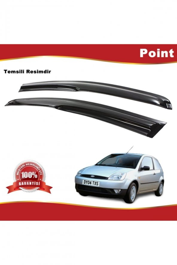Ford Fiesta Van Mügen Cam Rüzgarlığı 2002-2008 Arası 2 Li Takım ürün görseli 1
