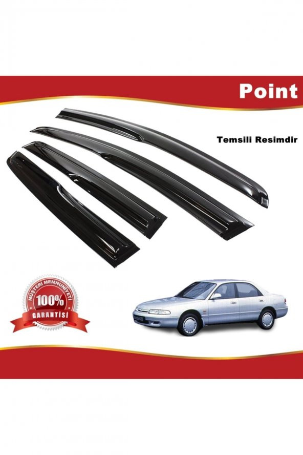 Mazda 626 Mügen Cam Rüzgarlığı Sedan 1992-1997 Arası 4 Lü Takım ürün görseli 1