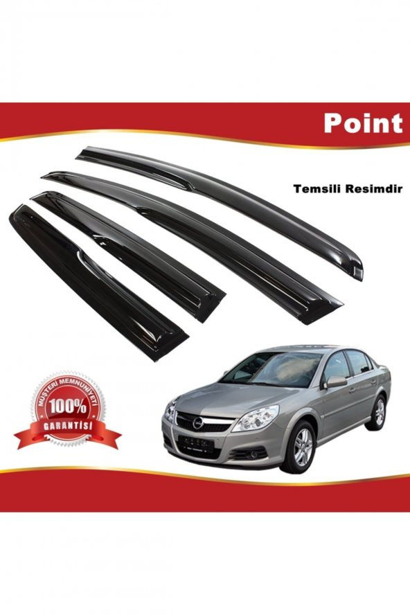 Opel Vectra C Mügen Cam Rüzgarlığı 2002-2008 Arası 4 Lü Takım ürün görseli 1
