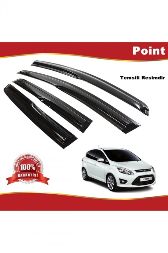 Ford C-max Mügen Cam Rüzgarlığı 2011-2015 Arası 4 Lü Takım ürün görseli 1