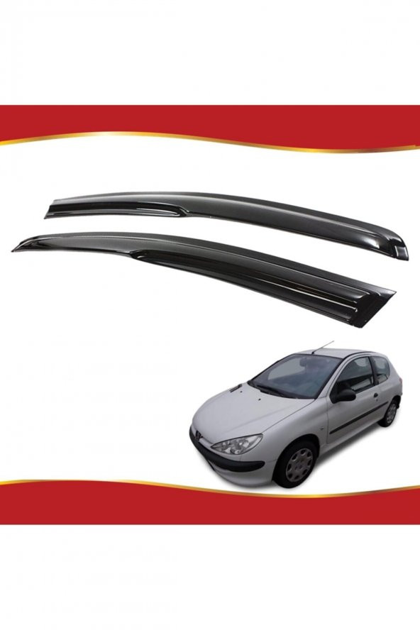 Peugeot 206 Van Mügen Cam Rüzgarlığı 1998-2012 Arası 2 Li Takım ürün görseli 1