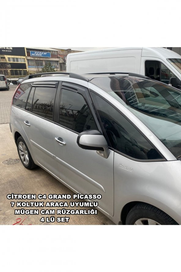 Citroen C4 Grand Picasso 7 Koltuk Araca Uyumlu Mügen Cam Rüzgarlığı 2007-2012 Arası 4 Lü Set- ürün görseli 1