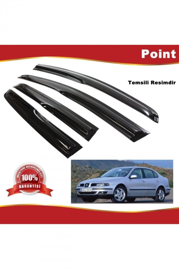Seat Toledo Mügen Cam Rüzgarlığı 1999-2005 Arası 4 Lü Takım ürün görseli 1