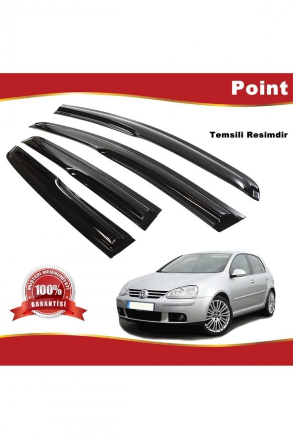 Vw Golf 5 Mügen Cam Rüzgarlığı Hb 2004-2009 Arası 4 Lü Takım ürün görseli 1