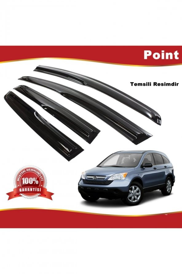 Honda Crv Mügen Cam Rüzgarlığı 2007-2012 Arası 4 Lü Takım ürün görseli 1