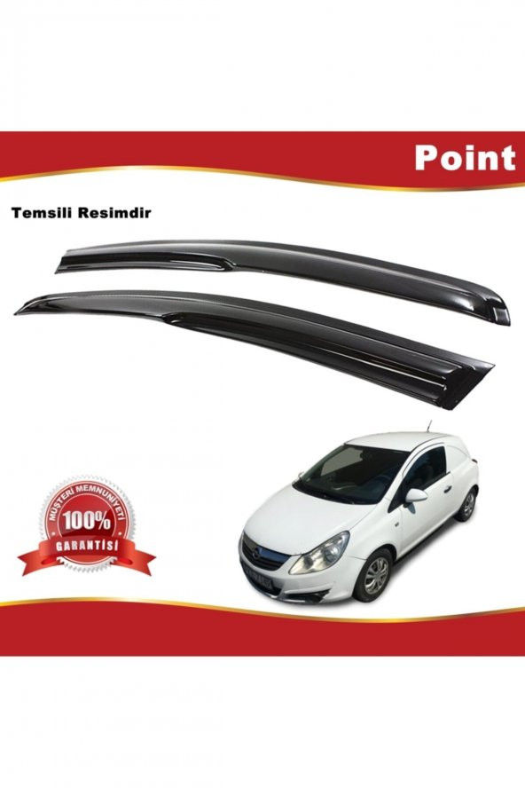 Opel Corsa D Van Mügen Cam Rüzgarlığı 2006-2014 Arası 2 Li Takım ürün görseli 1