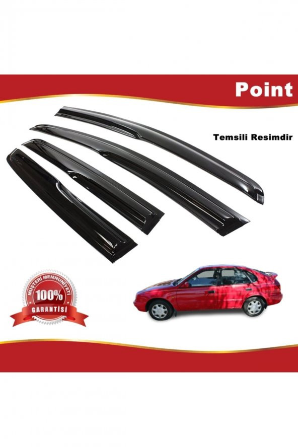 Toyota Corolla Mügen Cam Rüzgarlığı Sedan 1999-2001 Arası 4 Lü Takım ürün görseli 1