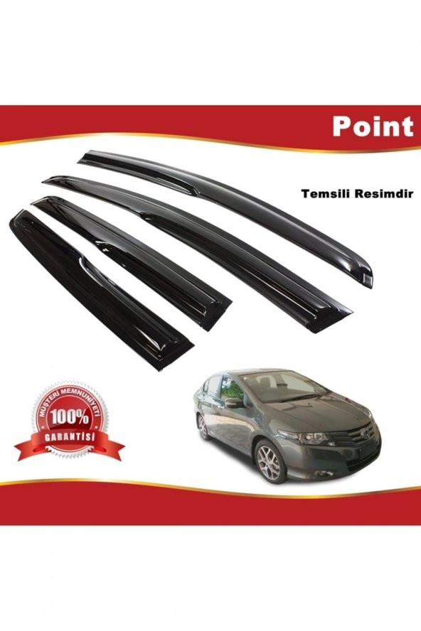 Honda City Mügen Cam Rüzgarlığı 2009-2011 Arası 4 Lü Takım ürün görseli 1