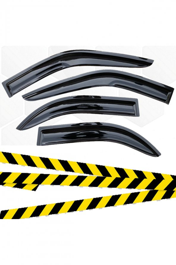 Opel Corsa E Mügen Cam Rüzgarlığı 2015-2019 Arası 4 Lü Set ürün görseli 1