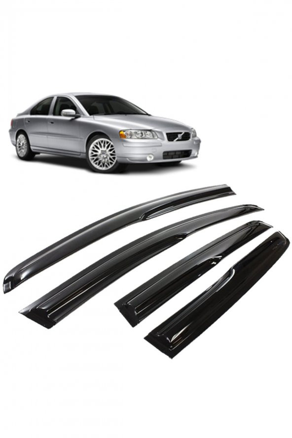 Volvo S60 Mügen Cam Rüzgarlığı 2001-2010 Arası 4 Lü Noyaglobalotomotiv ürün görseli 1