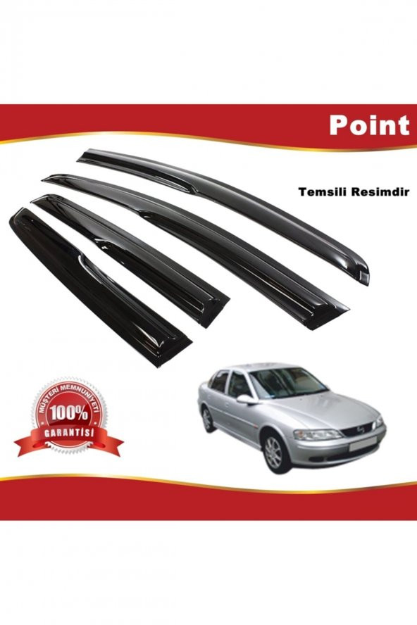 Opel Vectra B Mügen Cam Rüzgarlığı 1995-2002 Arası 4 Lü Takım ürün görseli 1