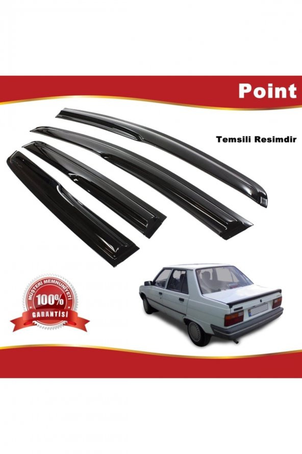Renault 9 Spring Mügen Cam Rüzgarlığı Tüm Kasalar 4 Lü Takım ürün görseli 1