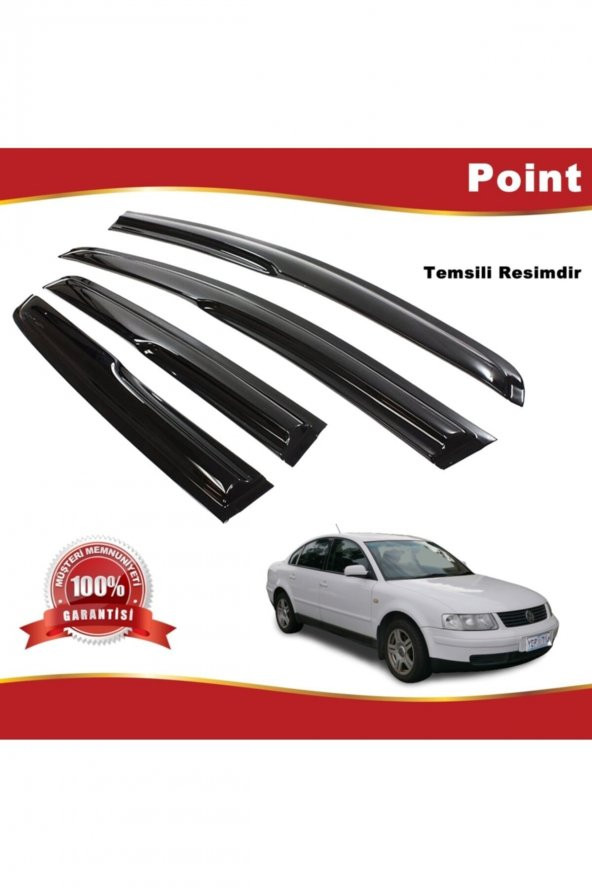 Vw Passat 3b Mügen Cam Rüzgarlığı Sedan 1996-2005 Arası 4 Lü Takım ürün görseli 1