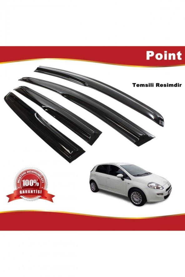 Fiat Punto Mügen Cam Rüzgarlığı 2006-2019 Arası 4 Lü Takım ürün görseli 1