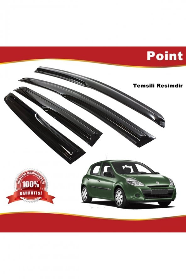 Renault Clio 3 Mügen Cam Rüzgarlığı Hb 2006-2012 Arası 4 Lü Takım ürün görseli 1