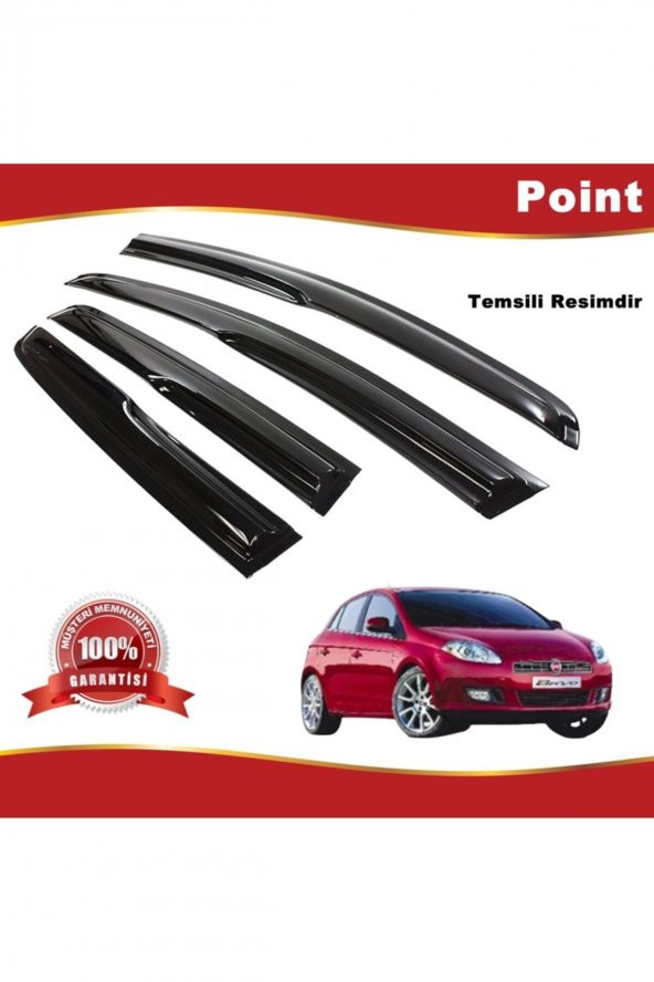 Fiat Bravo Mügen Cam Rüzgarlığı 2008-2015 Arası 4 Lü Takım ürün görseli 1